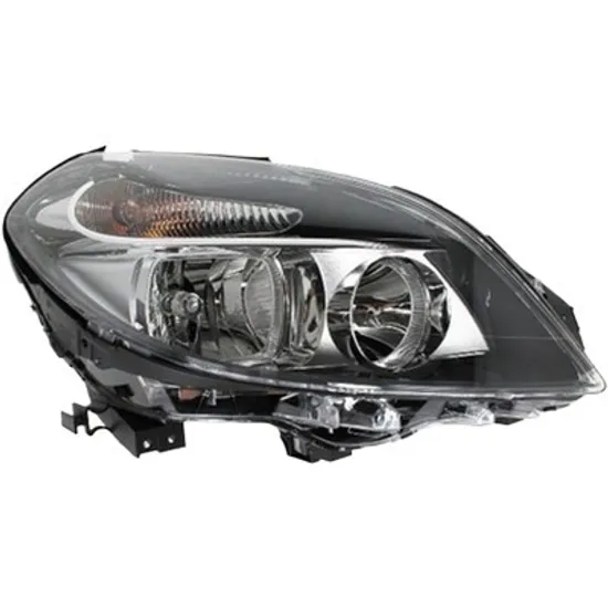 Far dreapta MERCEDES B-CLASS W246 2011->2018 perioada 2011 2012 2013 2014 2015 2016 2017 2018 pana la an de fabricatie 2015, cu motor reglaj, semnal alb, cu reglaj electric, cu bec H7/H7