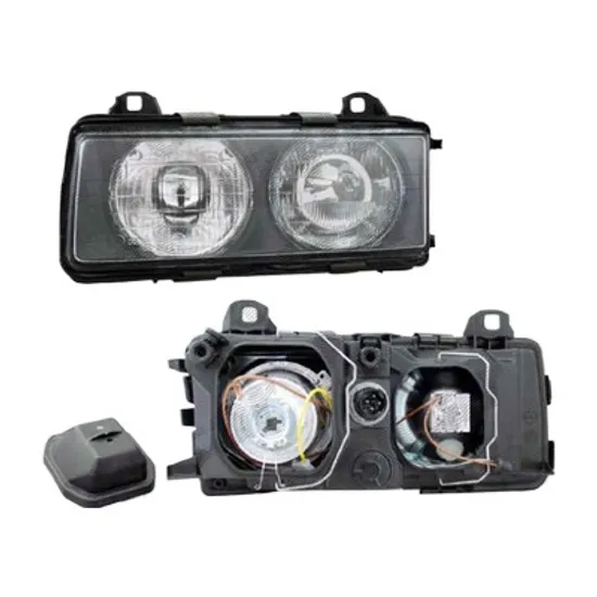 Far stanga BMW 3 E36 1990->1998 perioada 1991 1992 1993 fara motor reglaj, cu bec H1/H1
