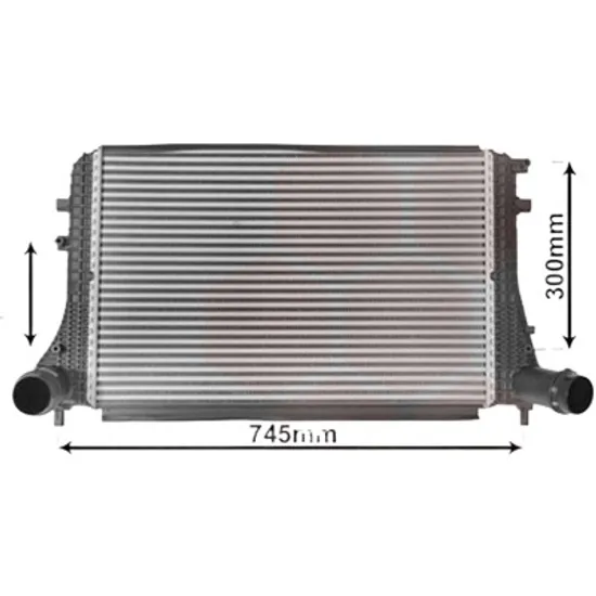 Intercooler VW JETTA 6 2010-> 2.0 TDI 110KW 150CP , pentru motor CUUB, CVCA, DELA, DGMA perioada 2014 2015,2016,2017,2018 2019