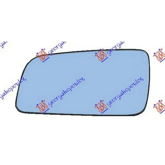 Sticla Oglinda OPEL ASTRA G 1998->2009 Geam oglinda exterioara stanga, incalzire, asferic Perioada 1998 1999 2000 2001 2002 2003 2004 2005 2006 2007 2008 2009
