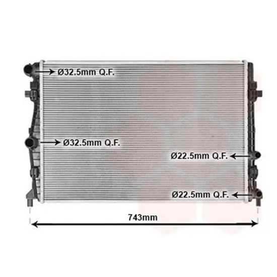 Radiator Motor SEAT IBIZA 5 2017-> Radiator apa benzina 1.0 (650x440x22) Perioada 2017 2018 2019 2020 2021 2022 2023