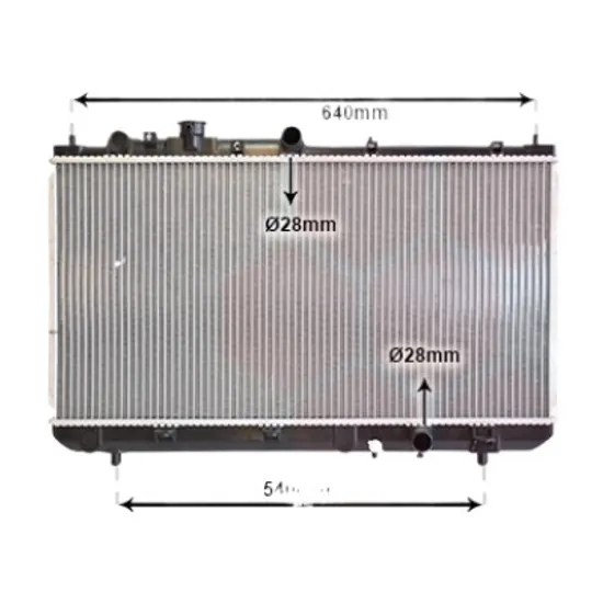 Radiator apa MAZDA 323 BJ 1998->2004 pentru 2.0 TD, perioada 1998 1999 2000 2001 2002 2003 2004