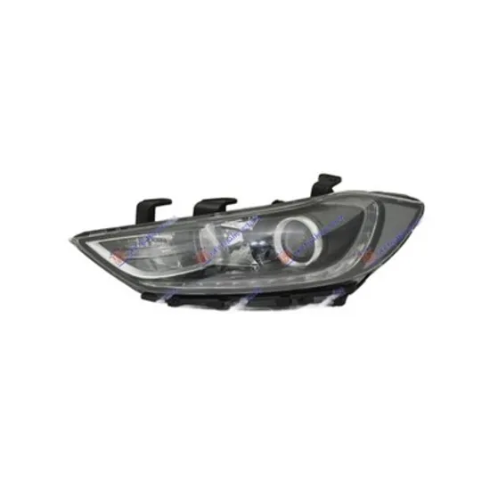 Faruri HYUNDAI ELANTRA 2016->2020 Far reglaj electric cu daylight LED (H7/HB3) (E) (TYC) dreapta Perioada 2015 2016 2017 2018 2019