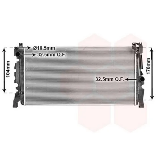 Radiator Motor BMW 2 Active Tourer F45 2013-> Radiator apa 1.5 (225xe) HYBRID- benzina cv automata (680x350x26) Perioada 2014 2015 2016 2017 2018 2019 2020 2021 2022 2023