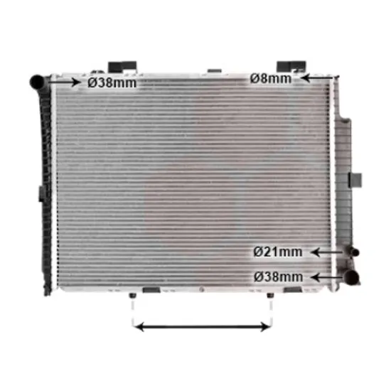 Radiator apa MERCEDES E-CLASS W210 1995->2002 pentru E 430, perioada 1997 1998 1999 2000 2001 2002