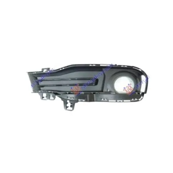 Grila Bara BMW 3 F30 2011->2018 Grila bara fata (inchis) (cu gauri proiector) (BASE/LUXURY LINE) dreapta 2014-> Perioada 2014 2015 2016 2017 2018
