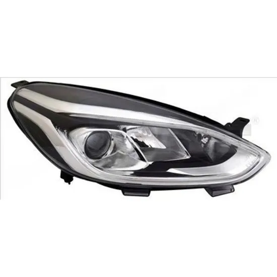 Faruri FORD FIESTA 7 2017-> Far reglaj electric (H7/H1) cu Daylight LED (cu motor) (E) (TYC) DREAPTA Perioada 2017 2018 2019 2020 2021 2022