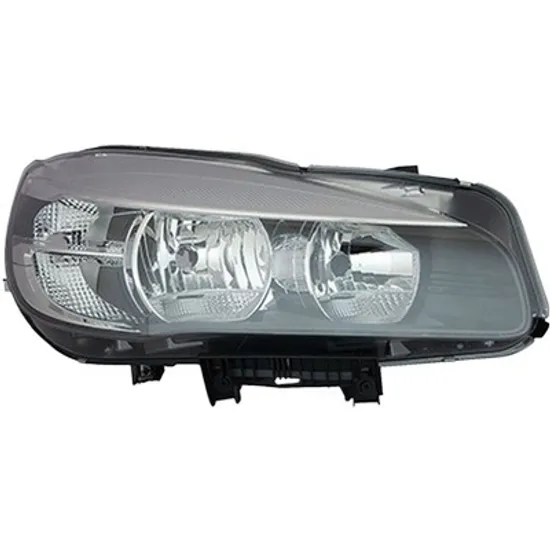 Far dreapta BMW 2 Active Tourer F45 2013->, 2 Gran Tourer F46 2014-> perioada 2014 2015 2016 2017 2018 2019 2020 pana la an de fabricatie 2018, cu motor reglaj, semnal transparent, cu reglaj electric, cu bec H7/H7