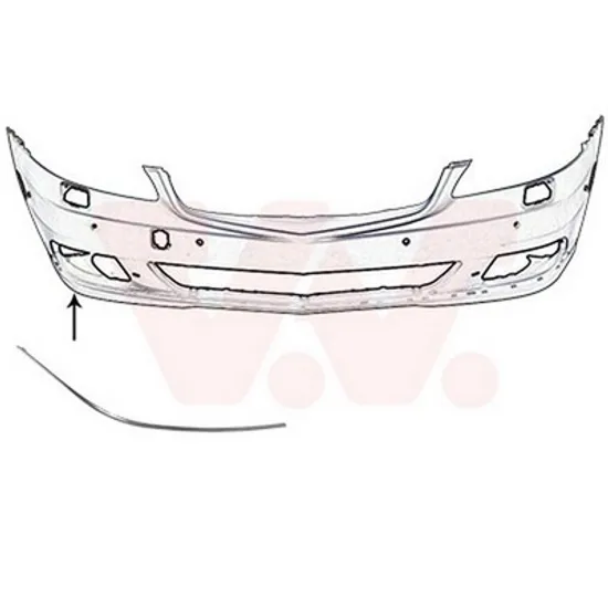 Bandou bara fata MERCEDES S-CLASS W221 2005->2013 Bandou bara fata lateral 2009-> dreapta, Perioada 2009 2010 2011 2012 2013