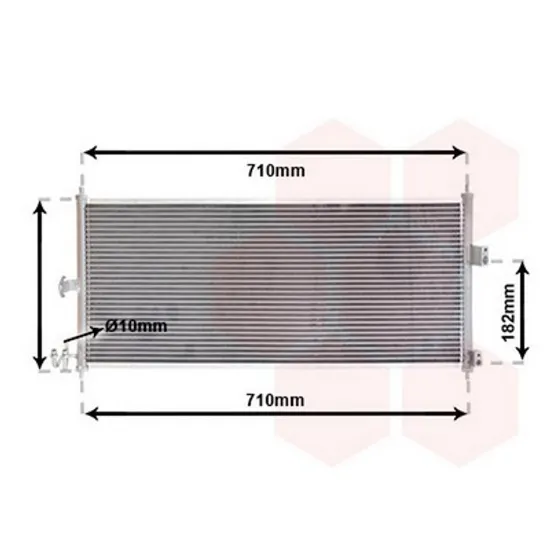 Radiator Aer Conditionat NISSAN ALMERA 2 2001->2006 Radiator aer conditionat 2002-> (69x30) Perioada 2002 2003 2004 2005 2006