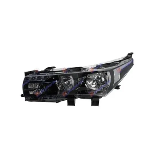 Faruri TOYOTA COROLLA E18 2013->2019 Far reglaj electric negru cu daylight LED (E) (TYC) stanga Perioada 2013 2014 2015 2016 2017 2018
