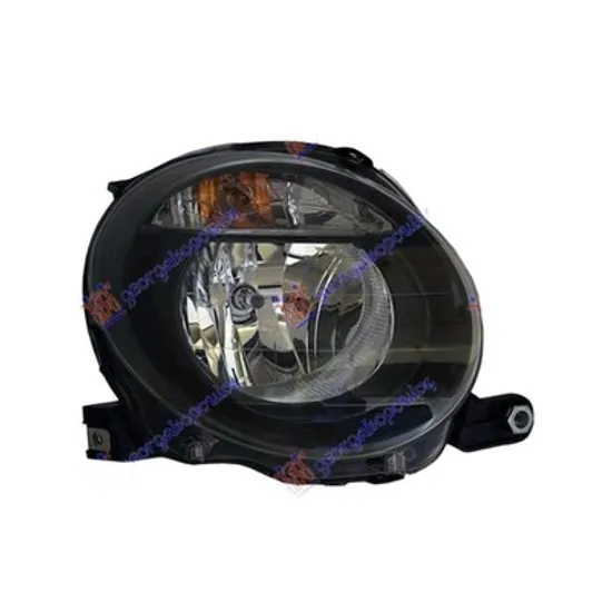 Faruri FIAT 500 2007-> Far cu reglaj electrica negru (MARELLI) dreapta Perioada 2007 2008 2009 2010 2011 2012 2013 2014 2015