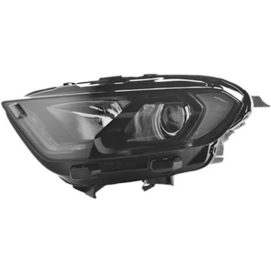 Far stanga FORD ECOSPORT 2012-> perioada 2013 2014 2015 2016 2017 2018 de la an de fabricatie 11/2017, cu motor reglaj, fumuriu, cu bec D5S, cu bec H1