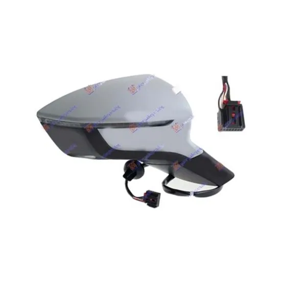 Oglinda SEAT ATECA 2016-> Oglinda exterioara electrica cu incalzire cu rabatare electrica (cu semnal & cu lampa podea) 9 PIN dreapta Perioada 2016 2017 2018 2019 2020 2021 2022