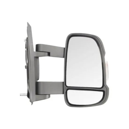 Oglinda exterioara dreapta FIAT DUCATO 244 2002->2006 perioada 2009 2010 2011 2012 2013 2014 2015 2016 2017 2018 , cu semnal, reglaj electric, lungime brat mediu, cu senzor de temperatura, cu incalzire, cu bec W16W,