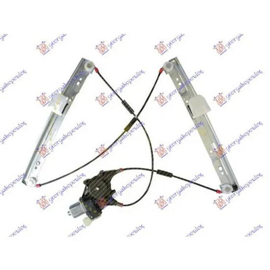 Macara Usa FORD FIESTA 5 JH 2008->2017 Macara usa fata electrica pentru 3 usi COMFORT dreapta Perioada 2008 2009 2010 2011 2012 2013 2014 2015 2016 2017