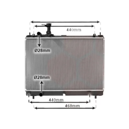 Radiator apa SUZUKI SWIFT 5 2017-> pentru 1.2, perioada 2017 2018 2019 2020 2021 2022