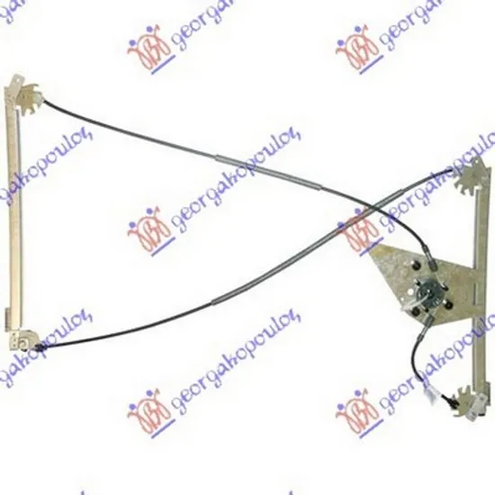 Macara Usa AUDI A3 8L1 1996->2004 Macara usa fata electrica pentru 3 usi fara motor (EUROPE) stanga Perioada 1996 1997 1998 1999 2000 2001 2002 2003