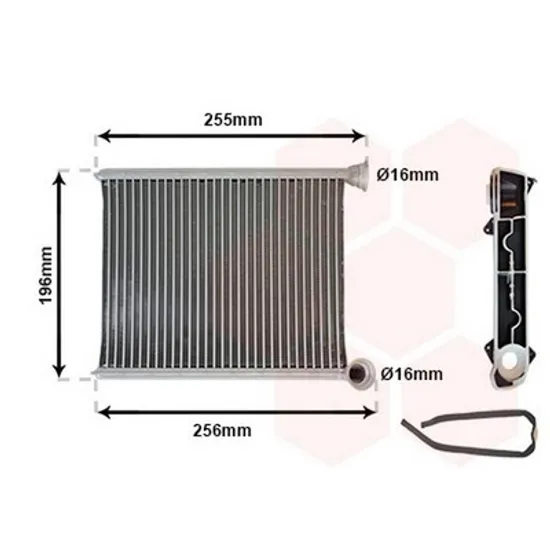 Radiator Incalzire PEUGEOT 308 1 2007->2014 Calorifer 172x232x22 2007->2013 Perioada 2007 2008 2009 2010 2011 2012 2013