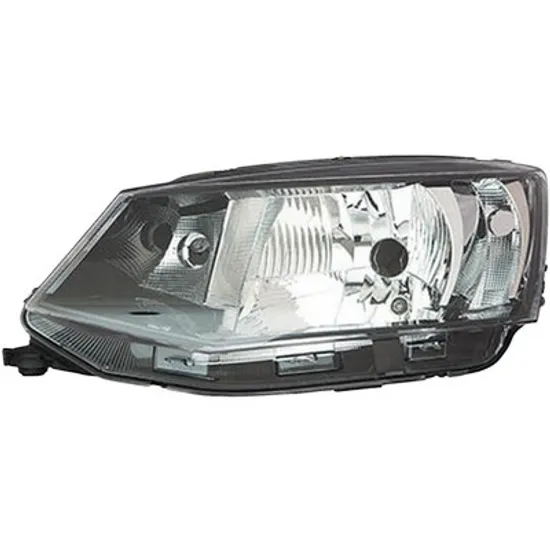 Far stanga SKODA FABIA 3 2014->2020 perioada 2014 2015 2016 2017 2018 2019 2020 2021 pana la an de fabricatie 2018, cu motor reglaj, cu reglaj electric, cu bec H4, cu bec P21W