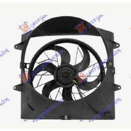 Ventilator Motor JEEP GRAND CHEROKEE 3 2004->2010 Electroventilator racire complet (3 PINS) benzina Perioada 2005 2006 2007 2008 2009
