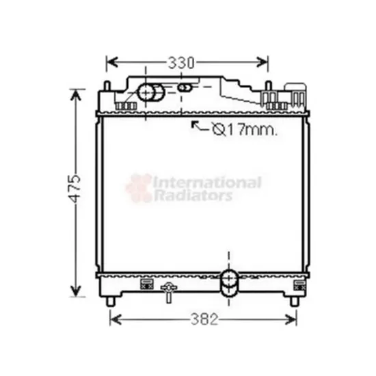 Radiator Motor TOYOTA IQ 2009->2015 Radiator apa pentru 1 4 D4d 37,5x40x16 Perioada 2009 2010 2011 2012 2013 2014 2015