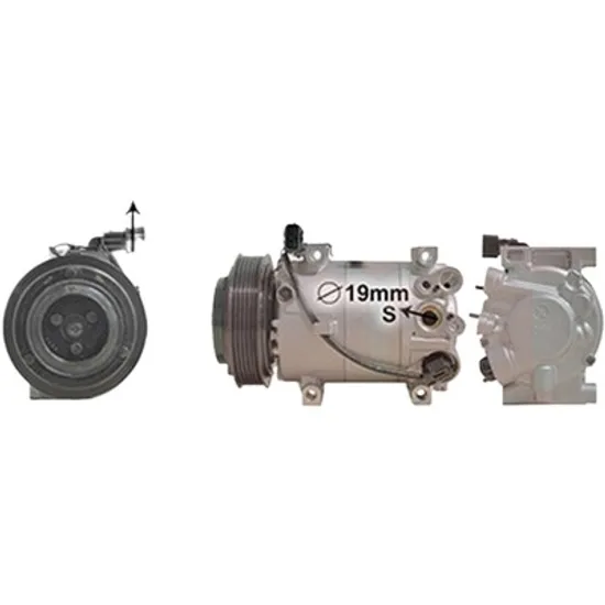 Compresor aer conditionat KIA PICANTO 2011->2017 1.0 49KW 67CP , pentru motor 0 perioada 2015 2016 2017