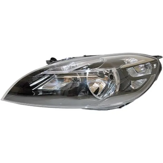 Far stanga VOLVO V40 2012-> perioada 2013 2014 2015 pana la an de fabricatie 2016, cu motor reglaj, fumuriu, cu reglaj electric, cu bec H7/H9