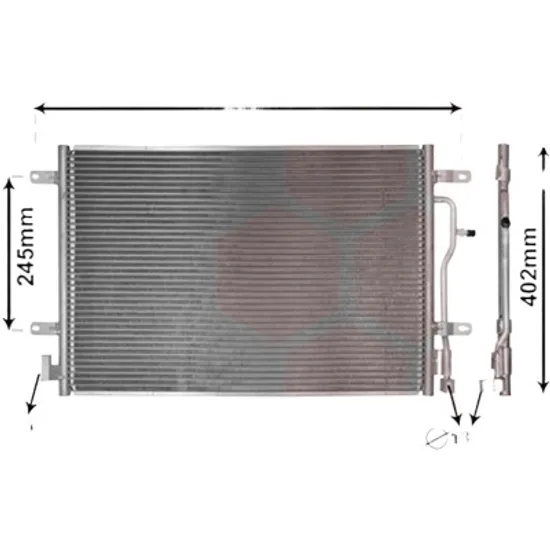 Radiator aer conditionat SUZUKI IGNIS 1 2000->2005 pentru 1.5 Sport , perioada 2003 2004 2005