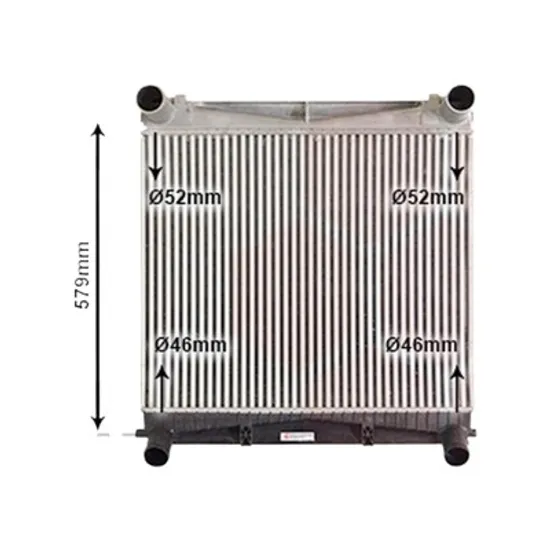 Intercooler LAND ROVER RANGE ROVER SPORT 1 2005->2013 pentru 3.6 D 4x4, 3.6 TD 8 4x4, 3.6 TDV8 AWD 4x4, perioada 2006 2007 2008 2009 2010 2011 2012 2013