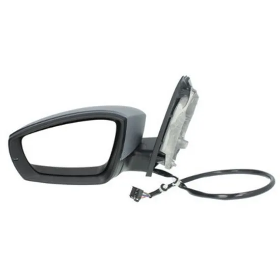 Oglinda VW POLO 6R1 2009->2020 Oglinda exterioara electrica cu semnal cu mufa ovala stanga Perioada 2009 2010 2011 2012 2013 2014 2015 2016 2017