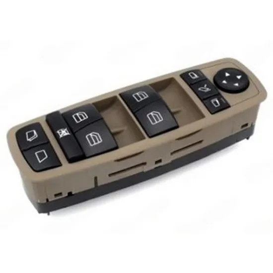 Buton oglinda MERCEDES GL-CLASS X164 2006->2012 Panou butoane oglinzi fata cu rabatare electrica (maron) (cu deschidere electrica luneta) (3pin) STANGA Perioada 2006 2007 2008 2009 2010 2011 2012