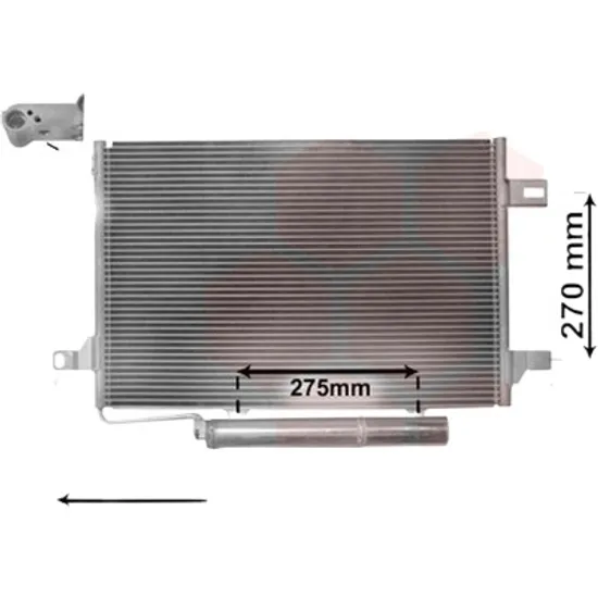 Radiator aer conditionat MAZDA 6 GJ 2012-> 2.5 141KW 192CP , pentru motor PY-Y8, PY-ZA, PYY1 perioada 2013 2014,2015,2016,2017 2018
