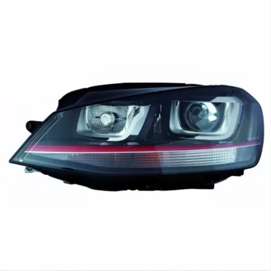 Faruri VW GOLF 7 2012->2020 Far GTI Bi-XENON cu Daylight LED (E) (TYC) STANGA Perioada 2013 2014 2015 2016