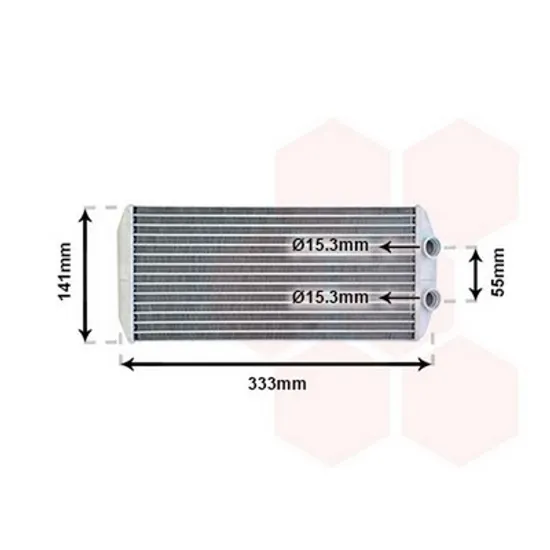 Radiator Incalzire CITROEN C4 Picasso 1 2006->2013 Calorifer (BR) (290x140x26) Perioada 2007 2008 2009 2010 2011 2012 2013 2014