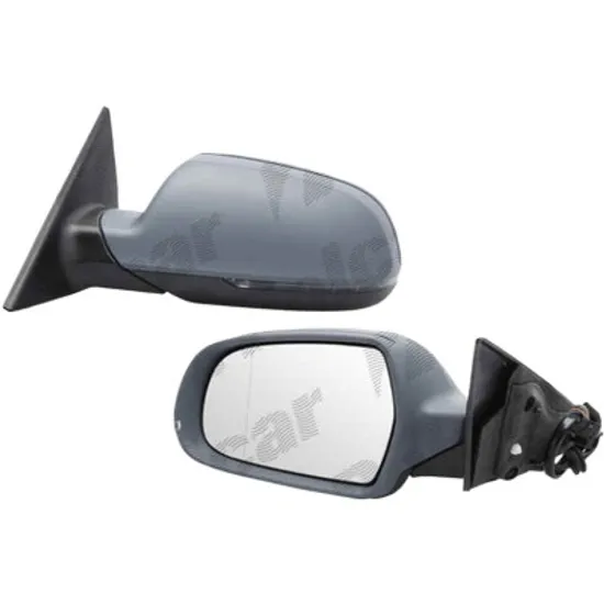 Oglinda exterioara stanga AUDI A5 Cabriolet 8F7 2009->2017, A5 Sportback 8TA 2009->2020 perioada 2011 2012 2013 2014 2015 2016 2017 cu semnal, reglaj electric, numar pini 10, cu incalzire, prevopsit grund