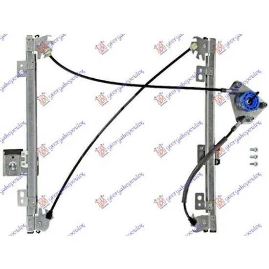 Macara Usa FORD FIESTA 5 JH 2008->2017 Macara geam usa 3 usi electrica fara motor EUROPE dreapta Perioada 2008 2009 2010 2011 2012 2013 2014 2015 2016 2017