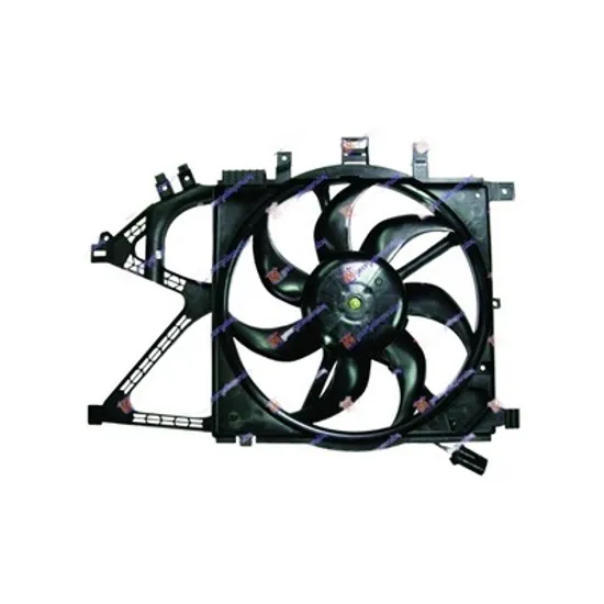 Ventilator Motor OPEL COMBO 2001->2012 Electroventilator complet 390MM 4PINI, 2000->2012 Perioada 2001 2002 2003 2004 2005 2006 2007 2008 2009 2010 2011