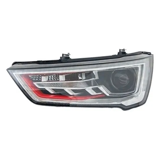 Faruri AUDI A1 8X1,8XK 2010->2018 Far Bi-XENON cu Daylight LED (S1 ornament rosu) (HELLA) STANGA Perioada 2014 2015 2016 2017 2018