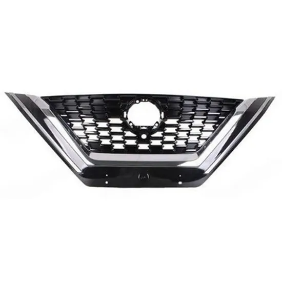 Grila Radiator NISSAN QASHQAI 3 2021-> Grila radiator neagra bandou cromat (cu camera) Perioada 2021 2022 2023 2024 2025