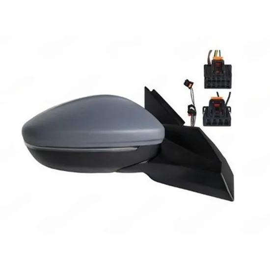 Oglinda PEUGEOT 2008 2 2019-> Oglinda exterioara electrica cu incalzire pentru vopsit (cu semnal si senzor) (8 PIN) DREAPTA Perioada 2023 2024 2025