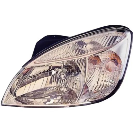 Far stanga KIA RIO 4 2005->2011 perioada 2005 2006 2007 2008 2009 2010 2011 pana la an de fabricatie 07/2009, cu motor reglaj, semnal transparent, cu reglaj electric, cu bec H4