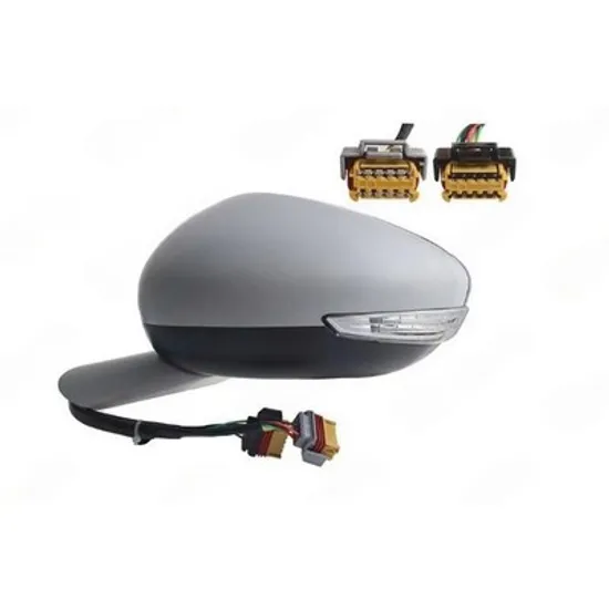 Oglinda PEUGEOT 508 1 2010->2018 Oglinda exterioara electrica cu incalzire cu rabatare electrica pentru vopsit (cu semnal LED si lampa podea si senzor banda) 10H/8P+10H/4P STANGA Perioada 2015 2016 2017 2018