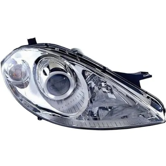 Far dreapta MERCEDES A-CLASS W169 2004->2012 perioada 2004 2005 2006 2007 2008 2009 2010 2011 2012 pana la an de fabricatie 07/2008, fara motor reglaj, semnal transparent, cu reglaj, cu bec H7/H7, pentru Avantgarde