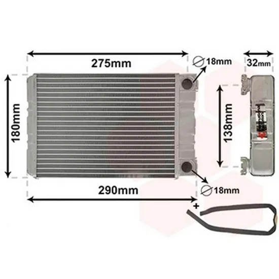 Radiator Incalzire MERCEDES CLK C209 2002->2009 Calorifer BEHR +/-AC 235x178 2002->2009 Perioada 2002 2003 2004 2005 2006 2007 2008 2009 2010