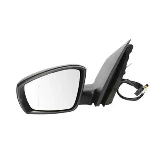 Oglinda VW POLO 6R1 2009->2020 Oglinda exterioara cu cabluri pentru vopsit (cu semnal) (mufa dreapta) STANGA Perioada 2014 2015 2016 2017