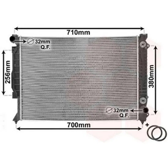 Radiator Motor AUDI A6 C5 1997->2005 Radiator apa pentru (63x45x30) CV automata Perioada 1997 1998 1999 2000 2001 2002 2003 2004 2005