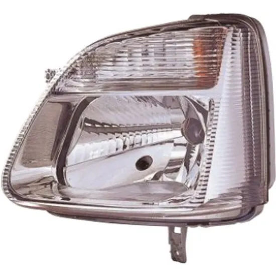 Far stanga OPEL AGILA A 2000->2007 perioada 2000 2001 2002 2003 2004 2005 2006 2007 de la an de fabricatie 09/2002, fara motor reglaj, semnal transparent, cu reglaj electric, cu bec H4