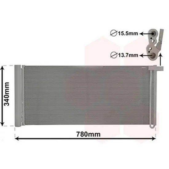 Radiator Aer Conditionat PORSCHE PANAMERA 2009->2016 Radiator aer conditionat toate modelele 745x328x16 Perioada 2009 2010 2011 2012 2013 2014 2015 2016