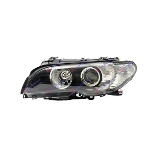 Faruri BMW 3 Cabriolet E46 2000->2007 Far stanga cu reglaj, H7/H7, cu semnal alb, cu interior negru (E46 Coupe 03-06) Perioada 2003 2004 2005 2006